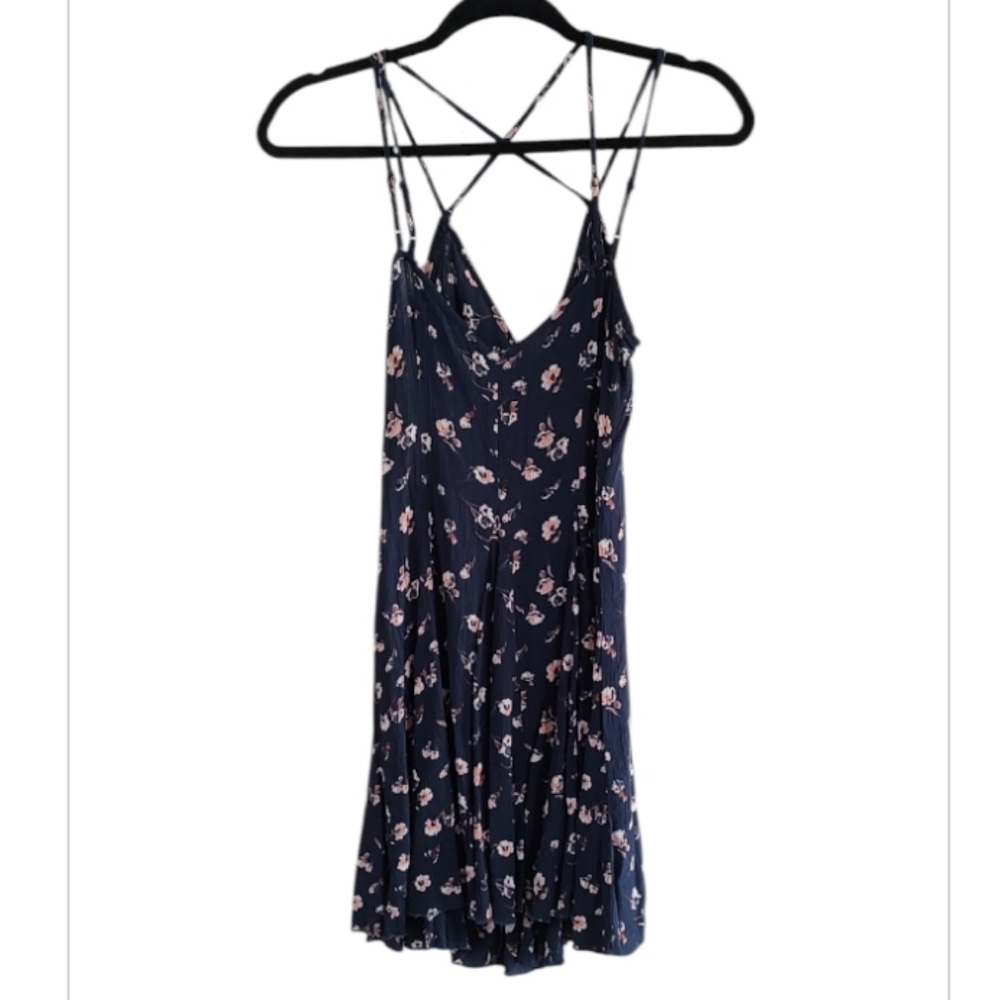American Eagle Outfitters Navy Floral Dress